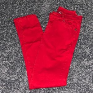 NWOT Cherry Red Jeans
